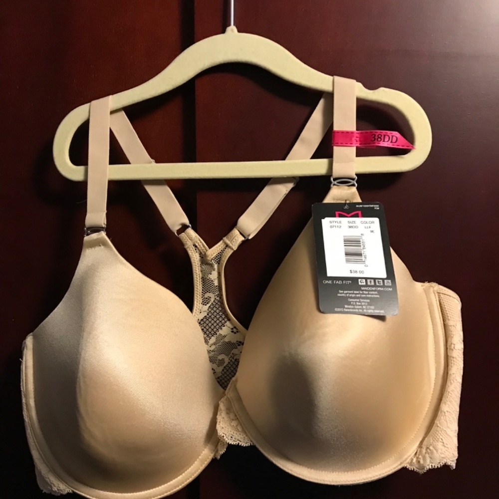 NWT Maidenform Brand new Tback 38DD/38E full coverage bra